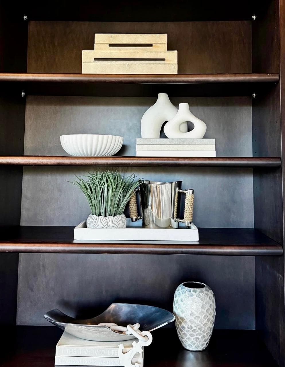 Curated Shelf Styling